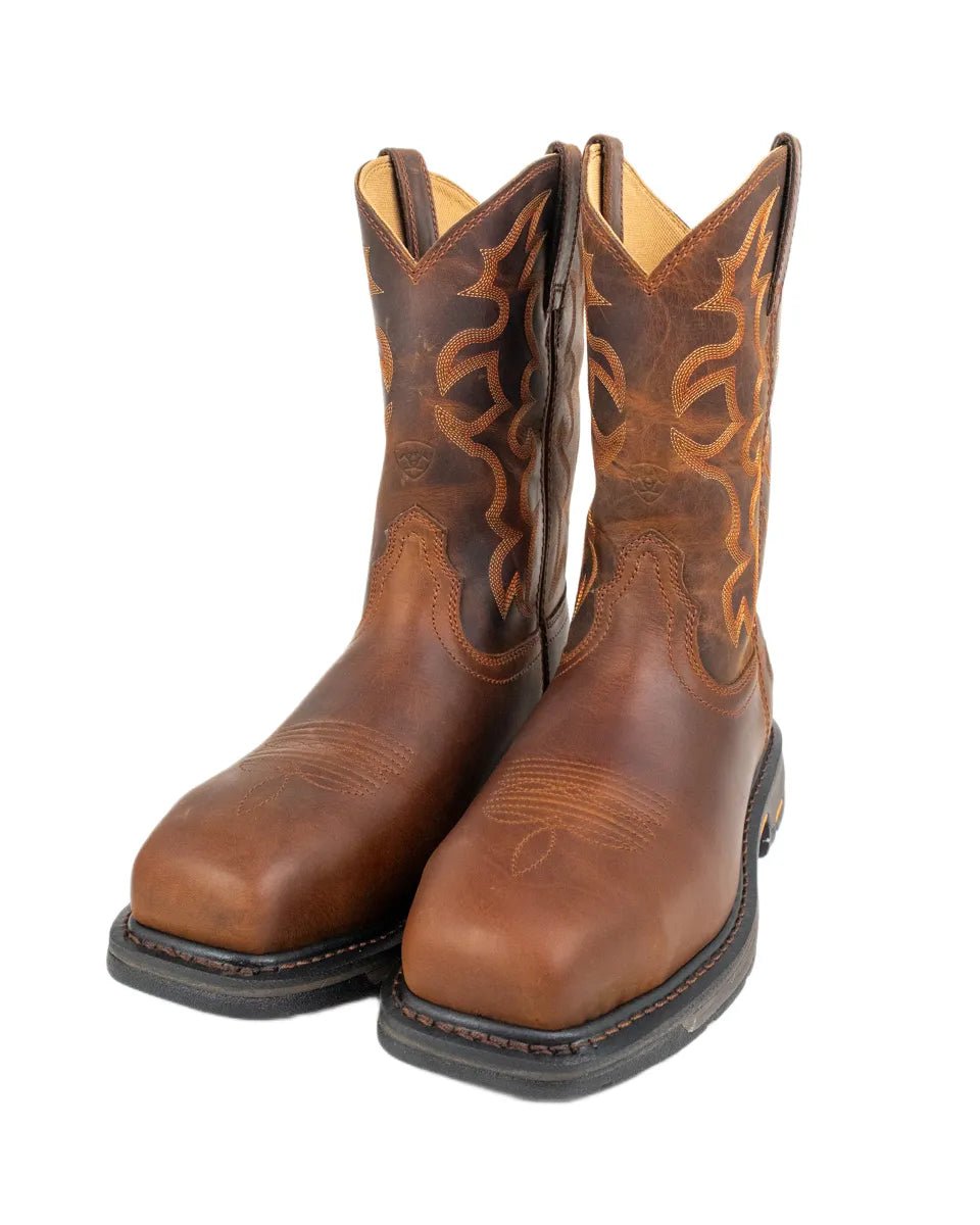 Ariat Work - Cowboy Boots med Stålhätta - Workhog - Brun - jhstore.se