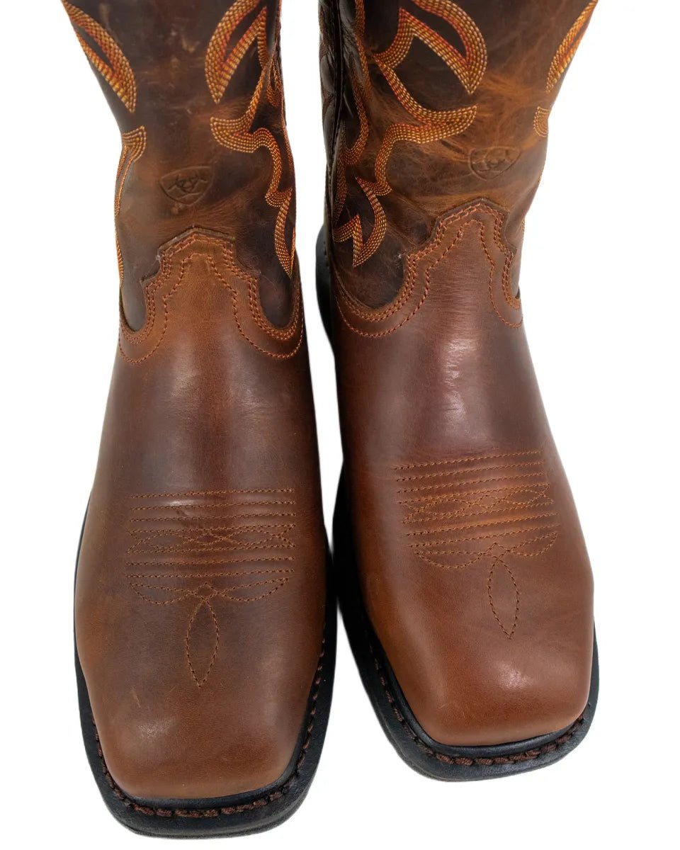 Ariat Work - Cowboy Boots med Stålhätta - Workhog - Brun - jhstore.se
