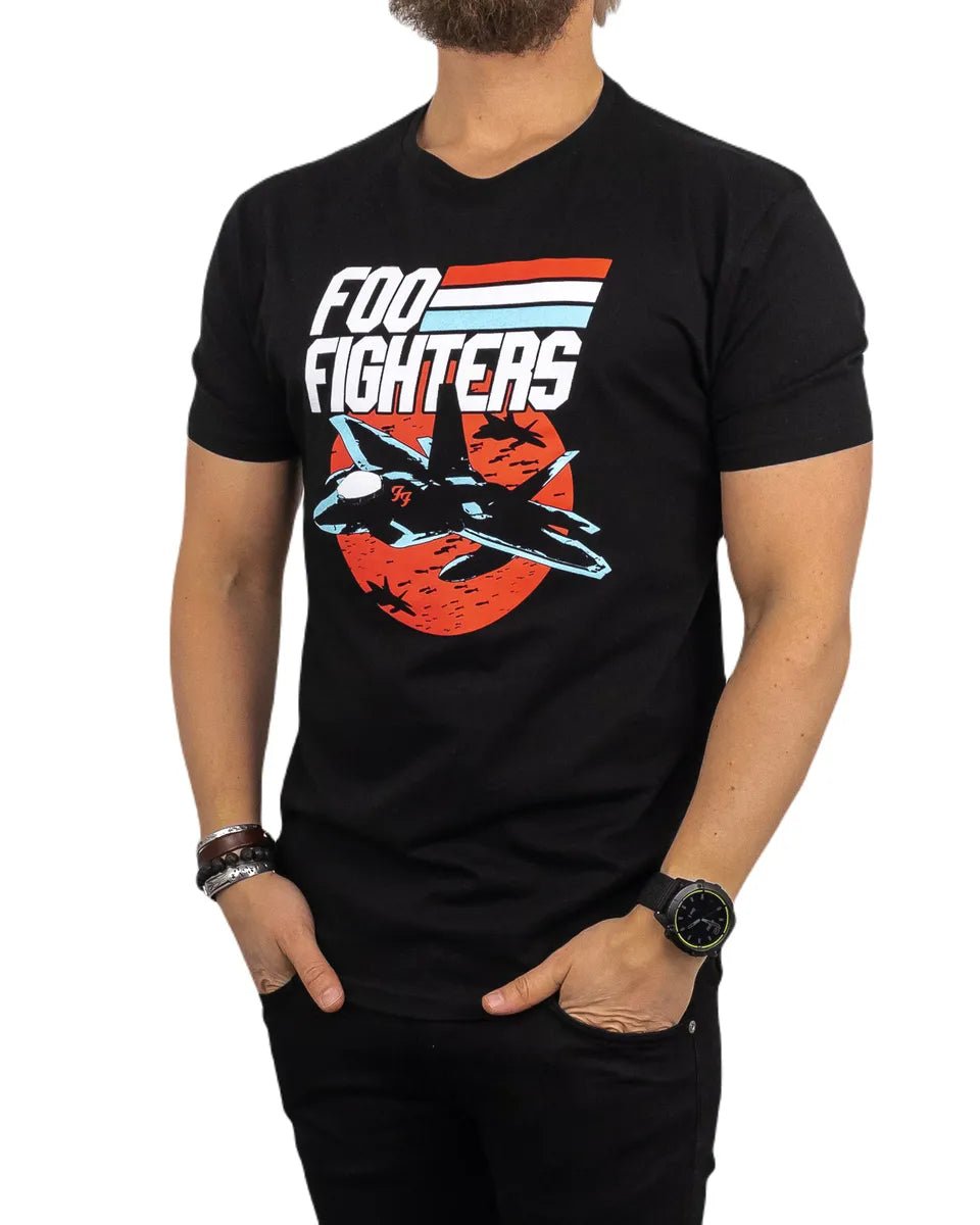 Band Tee - Foo Fighters - Jets - Svart - jhstore.se