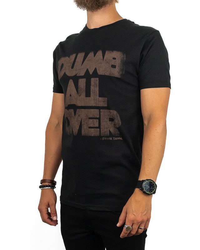 Band Tee - Frank Zappa T-Shirt - Dumb All Over - Svart - jhstore.se