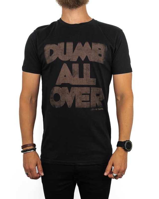 Band Tee - Frank Zappa T-Shirt - Dumb All Over - Svart - jhstore.se