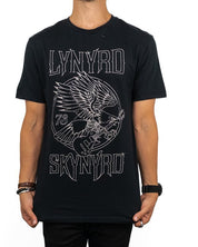 Band Tee - Lynyrd Skynyrd T-Shirt - '73 Eagle Guitar - Svart - jhstore.se