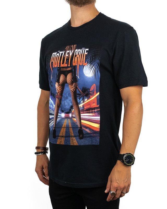 Band Tee - Motley Crue T-Shirt - Miami - Svart - jhstore.se