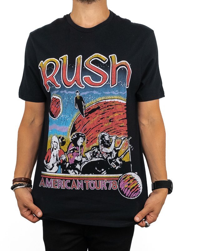 Band Tee - Rush T-Shirt - US Tour 1978 - Svart - jhstore.se