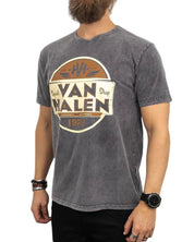 Band Tee - T-Shirt - Van Halen - Speed Shop 1972 - Tvättad Grå - jhstore.se