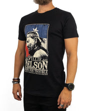 Band Tee - Willie Nelson Born For Trouble - jhstore.se