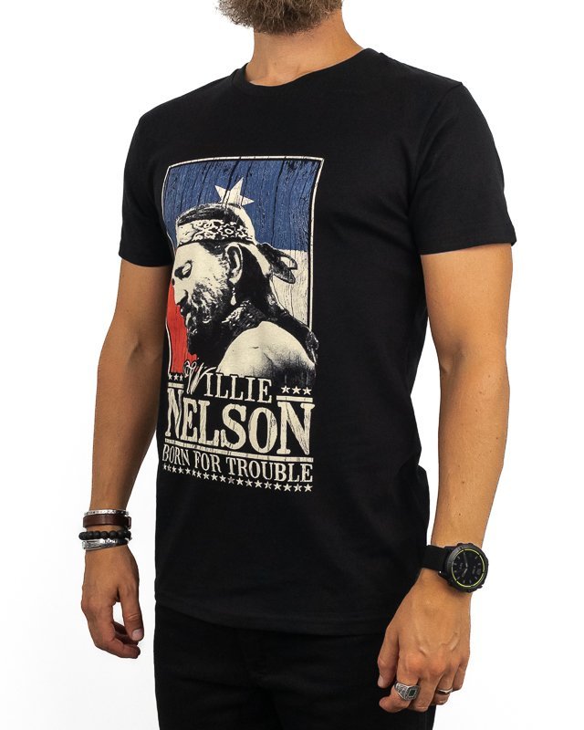 Band Tee - Willie Nelson Born For Trouble - jhstore.se