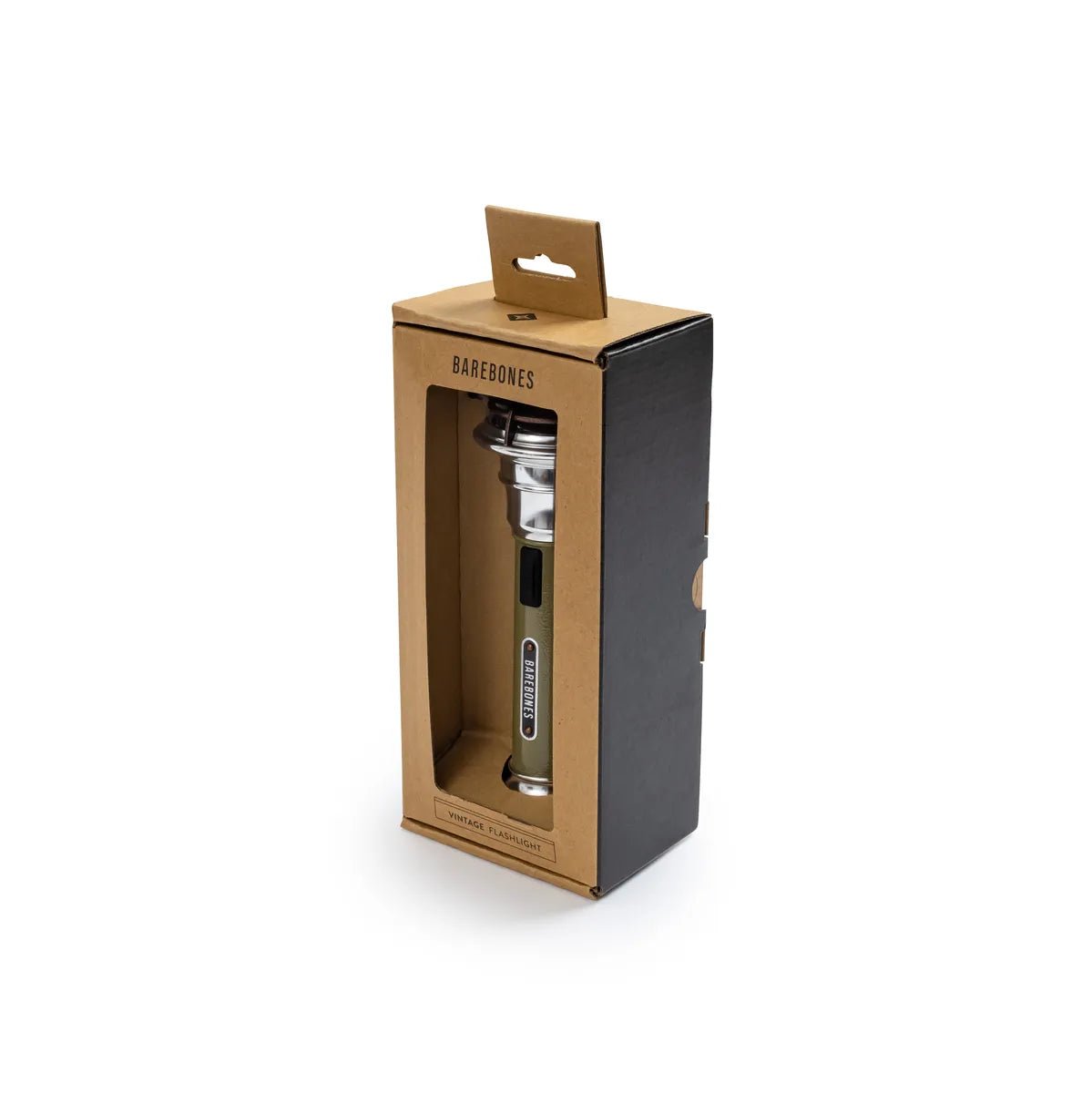 Barebones - Ficklampa Vintage uppladdningsbar - Oliv - jhstore.se