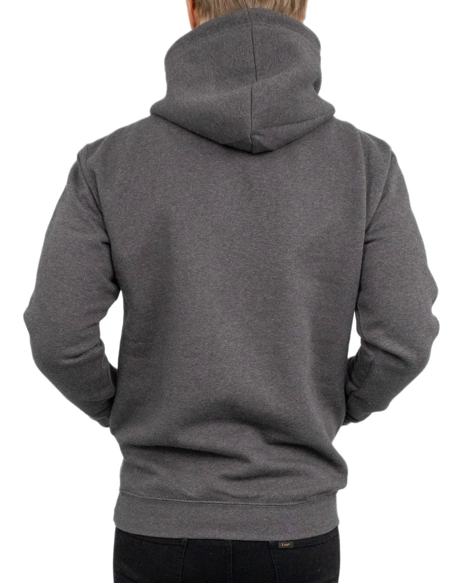 Basic - Luvtröja i Ekologisk Bomull - Heather Grå - jhstore.se