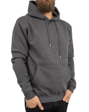 Basic - Luvtröja i Ekologisk Bomull - Heather Grå - jhstore.se