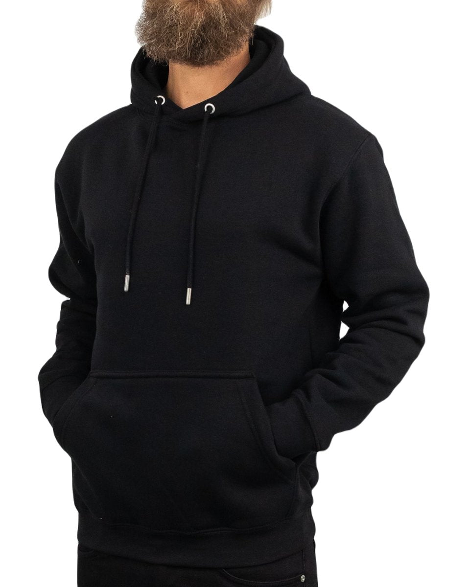 Basic - Luvtröja i Ekologisk Bomull - Svart - jhstore.se