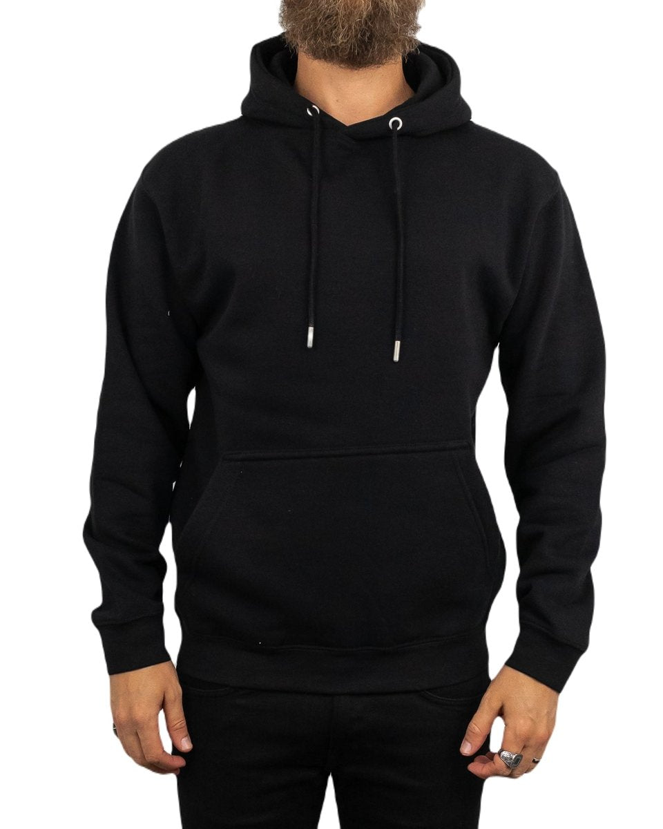 Basic - Luvtröja i Ekologisk Bomull - Svart - jhstore.se