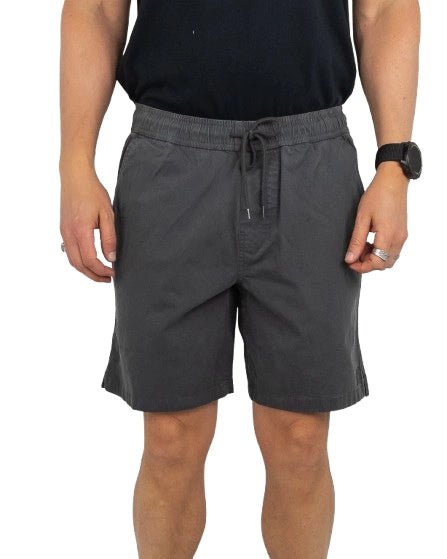 Brixton - Bomulls Shorts - Everyday - Tvättad Svart - jhstore.se