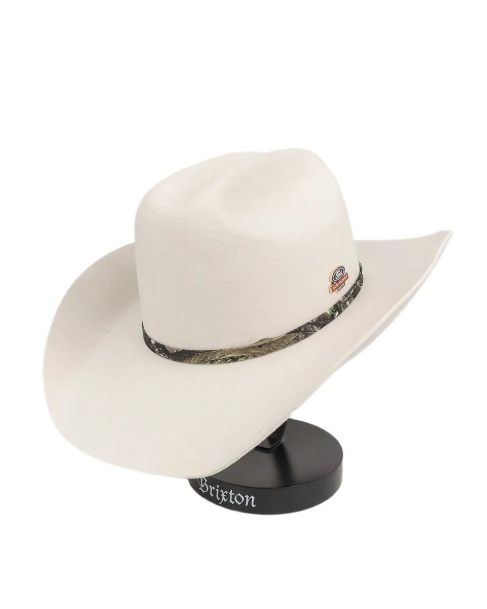 Brixton - Cowboy Hatt - Wimbledon Ford Motors - Vit - jhstore.se