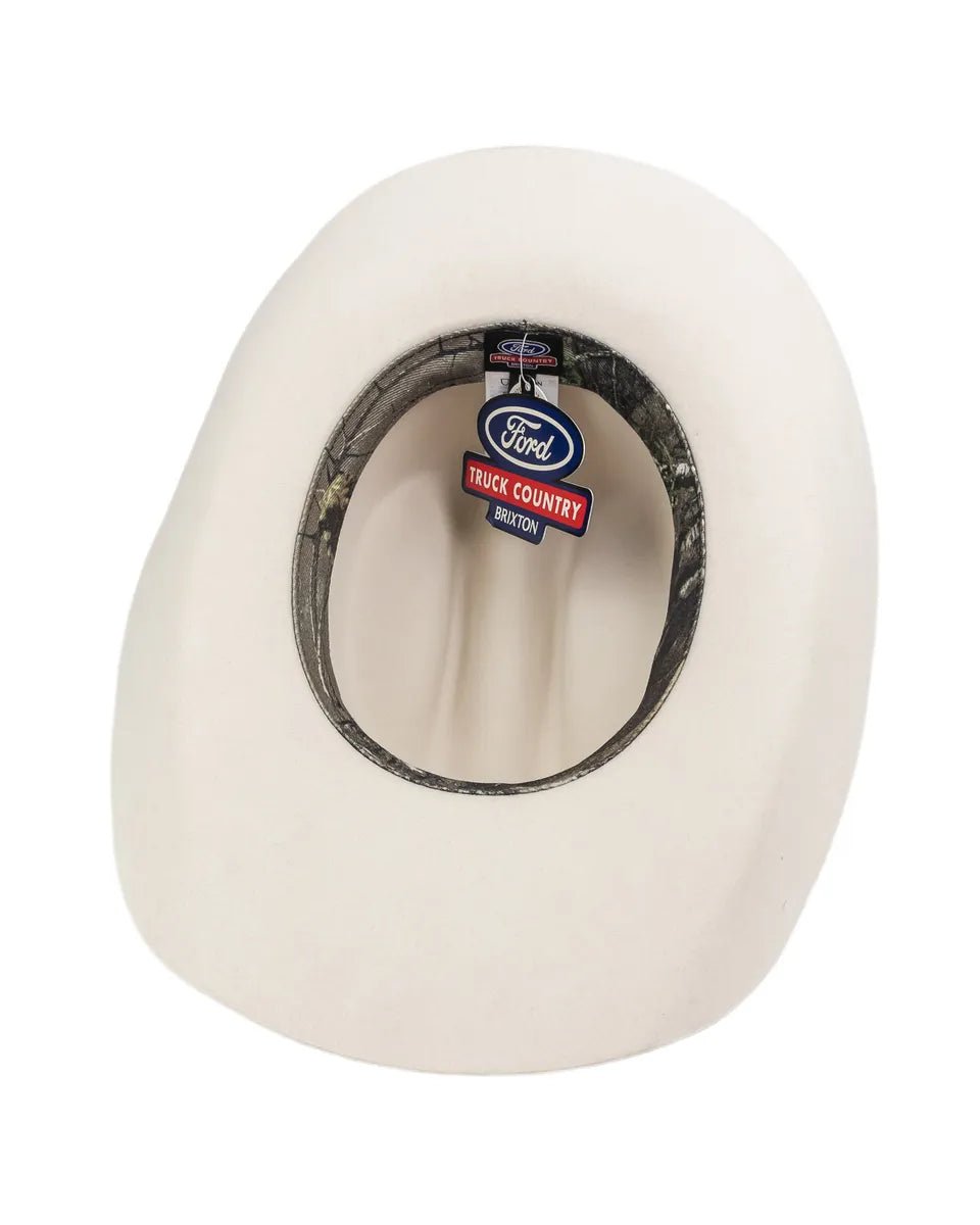 Brixton - Cowboy Hatt - Wimbledon Ford Motors - Vit - jhstore.se