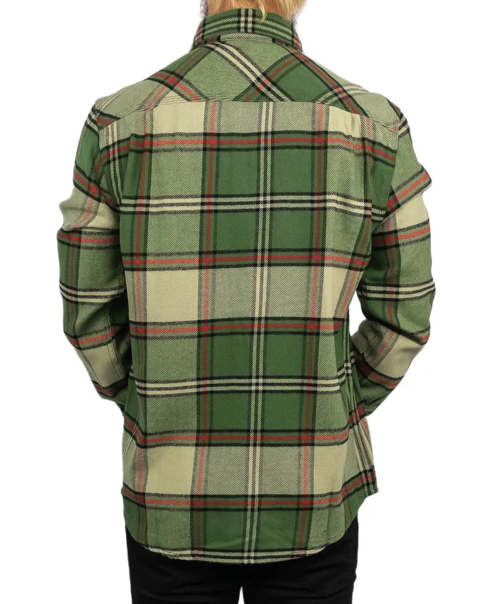 Brixton - Flanellskjorta - Bowery - Grön - jhstore.se