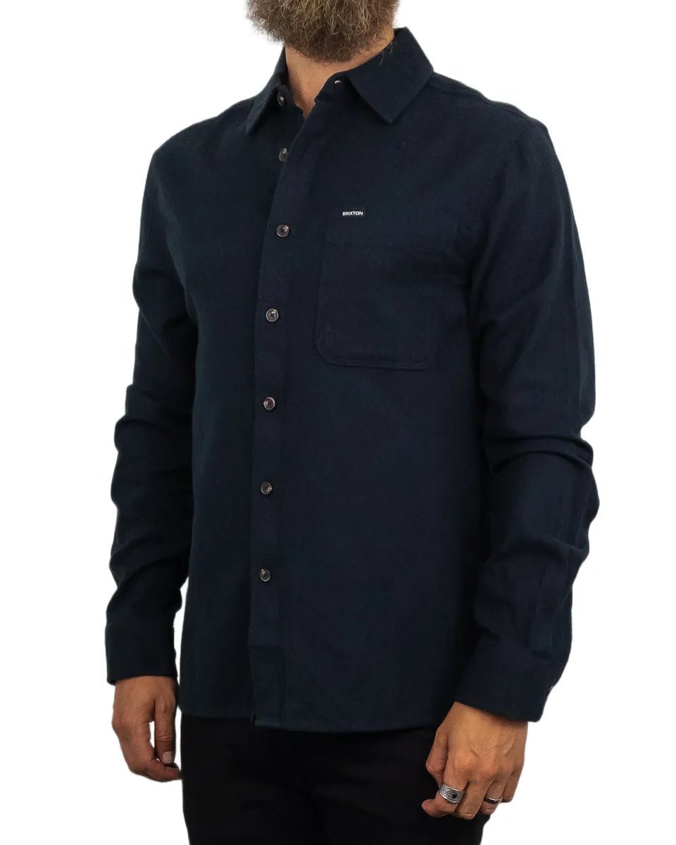 Brixton - Flanellskjorta - Lightweight Hasting - Svart - jhstore.se