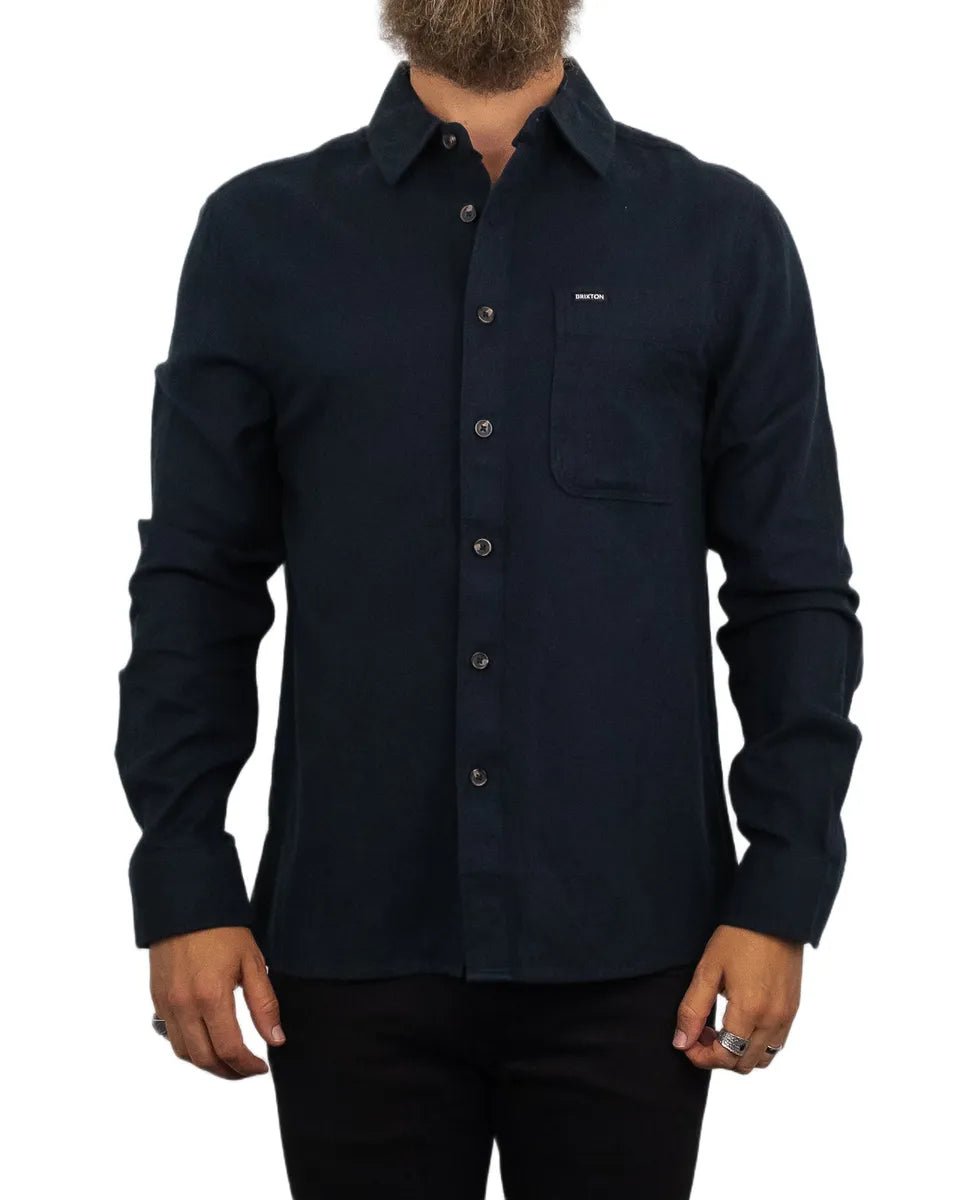 Brixton - Flanellskjorta - Lightweight Hasting - Svart - jhstore.se