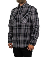 Brixton - Flanellskjorta - Vintage Wash - Svart/Beige - jhstore.se