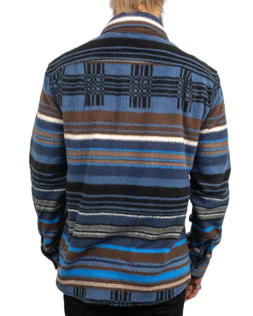 Brixton - Fleeceskjorta - Arctic Bowery - Blå - jhstore.se