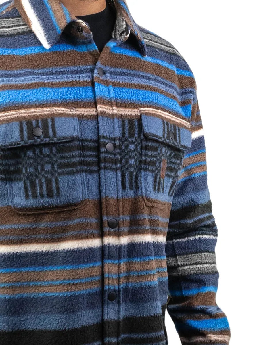 Brixton - Fleeceskjorta - Arctic Bowery - Blå - jhstore.se