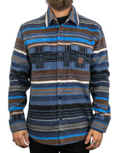 Brixton - Fleeceskjorta - Arctic Bowery - Blå - jhstore.se