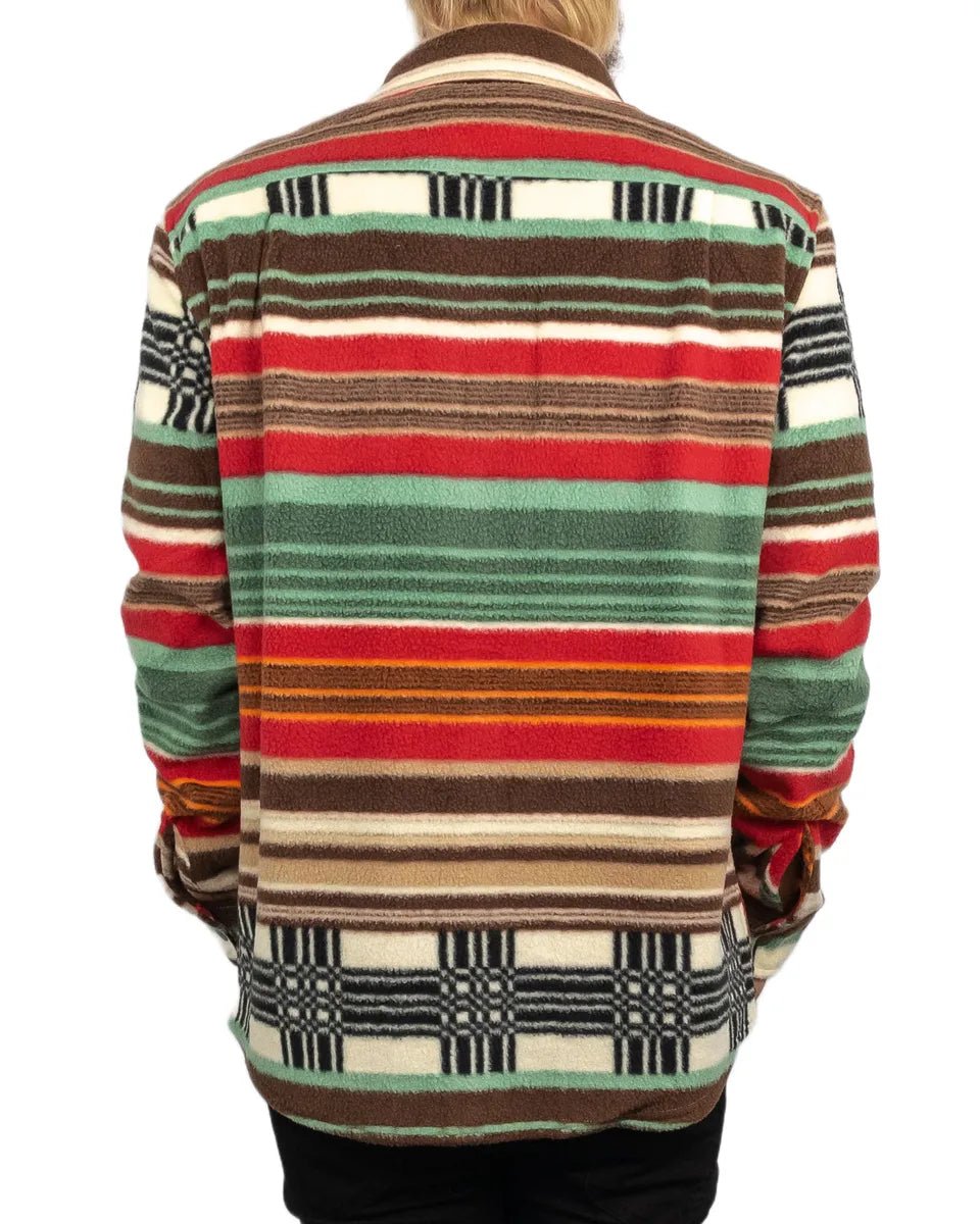 Brixton - Fleeceskjorta - Arctic Bowery - Multifärgad Orange - jhstore.se