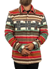 Brixton - Fleeceskjorta - Arctic Bowery - Multifärgad Orange - jhstore.se