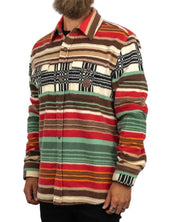 Brixton - Fleeceskjorta - Arctic Bowery - Multifärgad Orange - jhstore.se