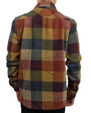 Brixton - Fleeceskjorta Rutig - Arctic Bowery - Koppar - jhstore.se