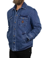 Brixton - Fodrad Jeansjacka - Durham - Blå - jhstore.se
