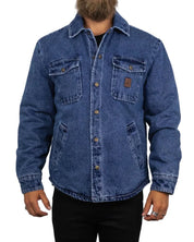 Brixton - Fodrad Jeansjacka - Durham - Blå - jhstore.se