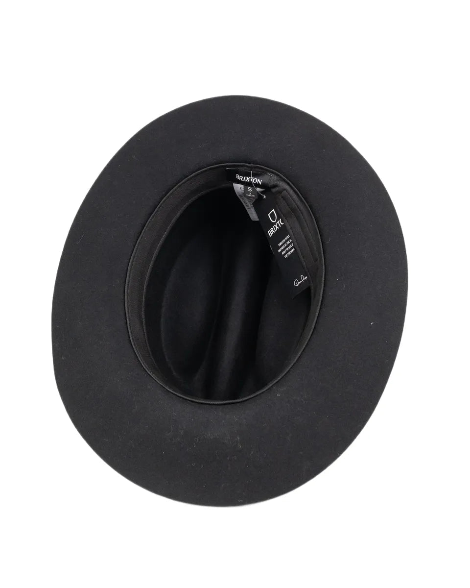 Brixton - Hatt - Hitch Ranch Fedora - Svart - jhstore.se