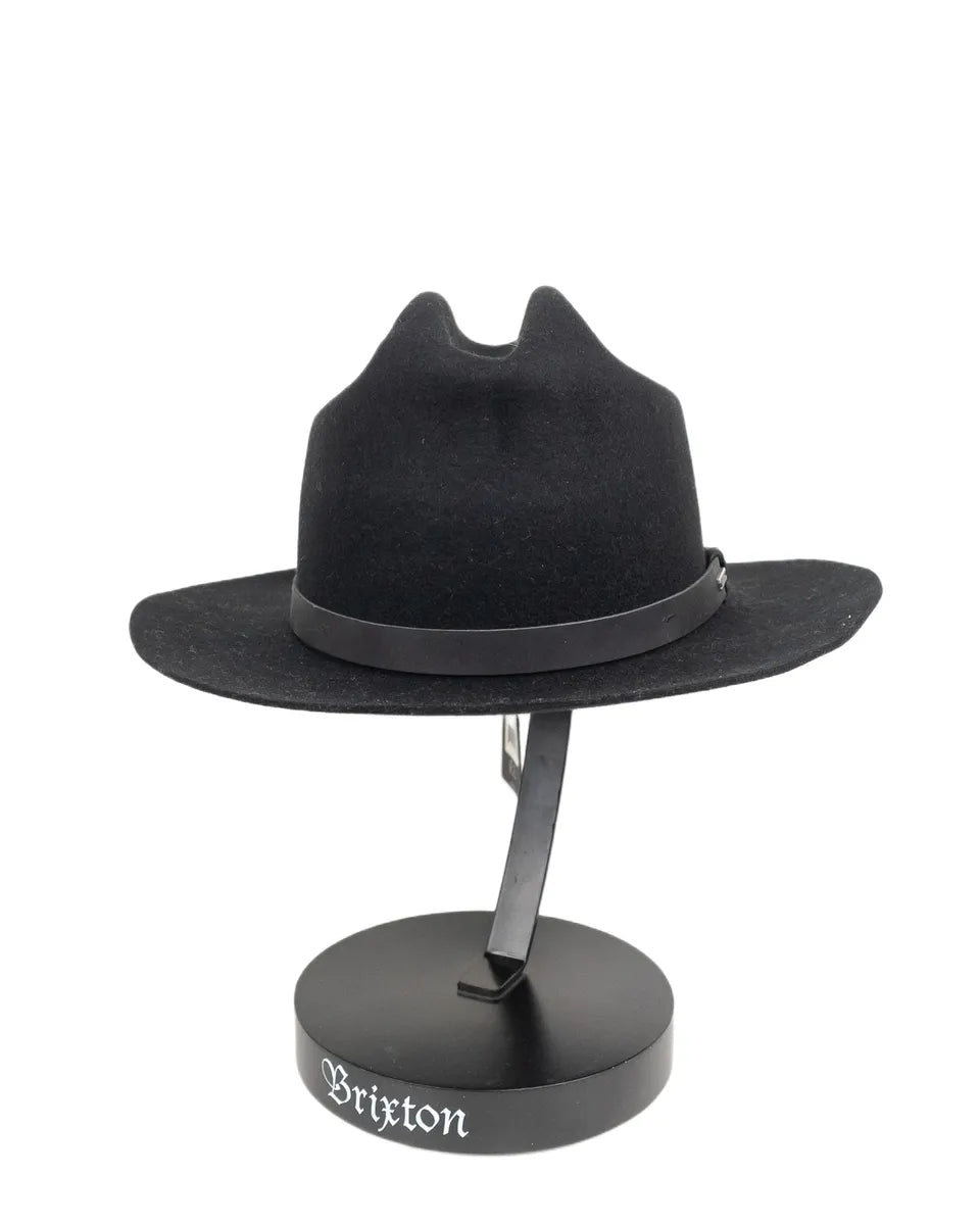 Brixton - Hatt - Hitch Ranch Fedora - Svart - jhstore.se