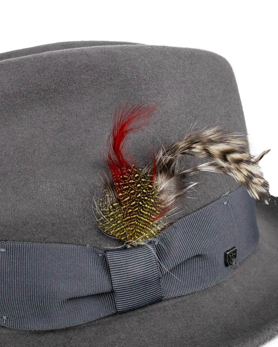 Brixton - Hatt - Jones Fedora - Grå - jhstore.se