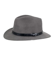 Brixton - Hatt - Messer Fedora - Grå - jhstore.se