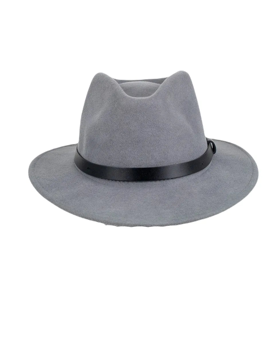 Brixton - Hatt - Messer Fedora - Ljusgrå - jhstore.se