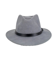 Brixton - Hatt - Messer Fedora - Ljusgrå - jhstore.se