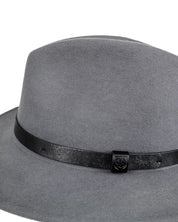 Brixton - Hatt - Messer Fedora - Ljusgrå - jhstore.se