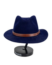 Brixton - Hatt - Messer Fedora - Navyblå - jhstore.se