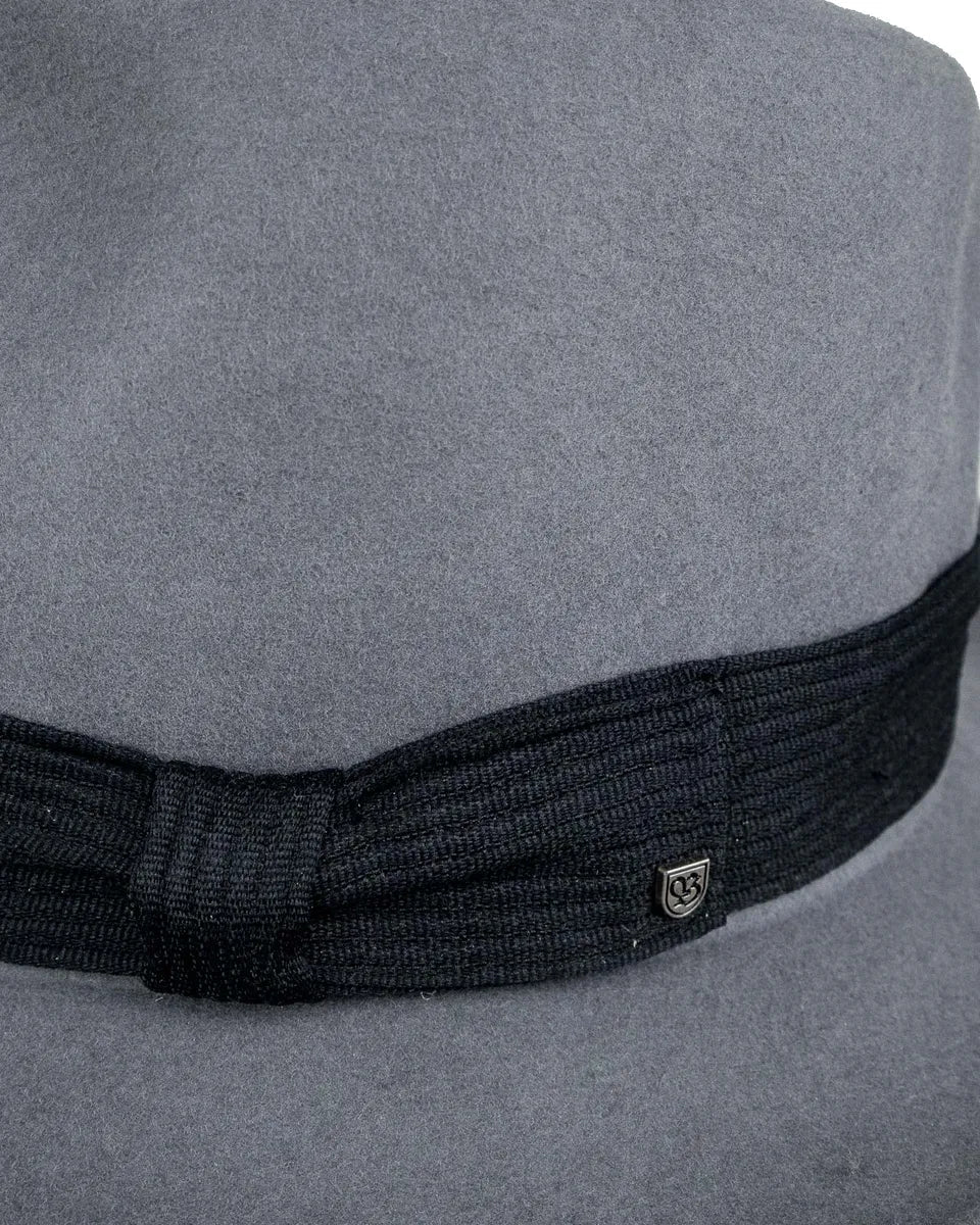 Brixton - Hatt - Nelson Fedora - Ljusgrå - jhstore.se