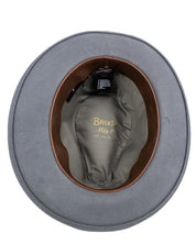 Brixton - Hatt - Nelson Fedora - Ljusgrå - jhstore.se