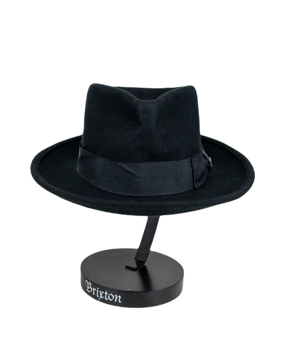 Brixton - Hatt - Swindel Fedora - Svart - jhstore.se