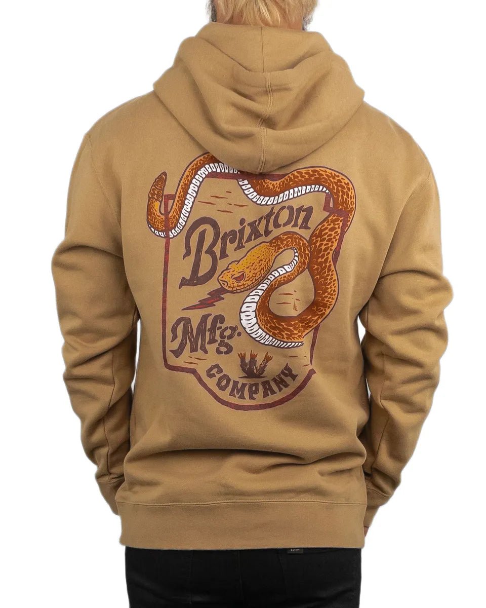 Brixton - Hoodie Orm - Rothwell - Khaki - jhstore.se