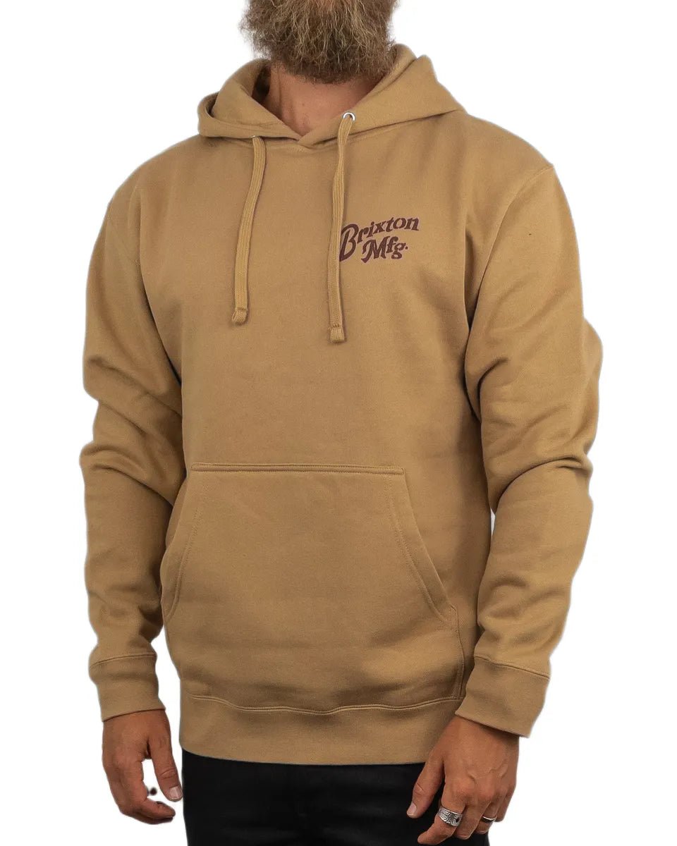 Brixton - Hoodie Orm - Rothwell - Khaki - jhstore.se