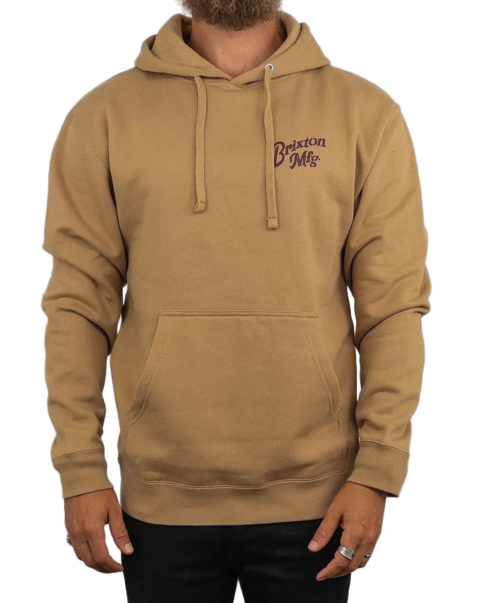 Brixton - Hoodie Orm - Rothwell - Khaki - jhstore.se