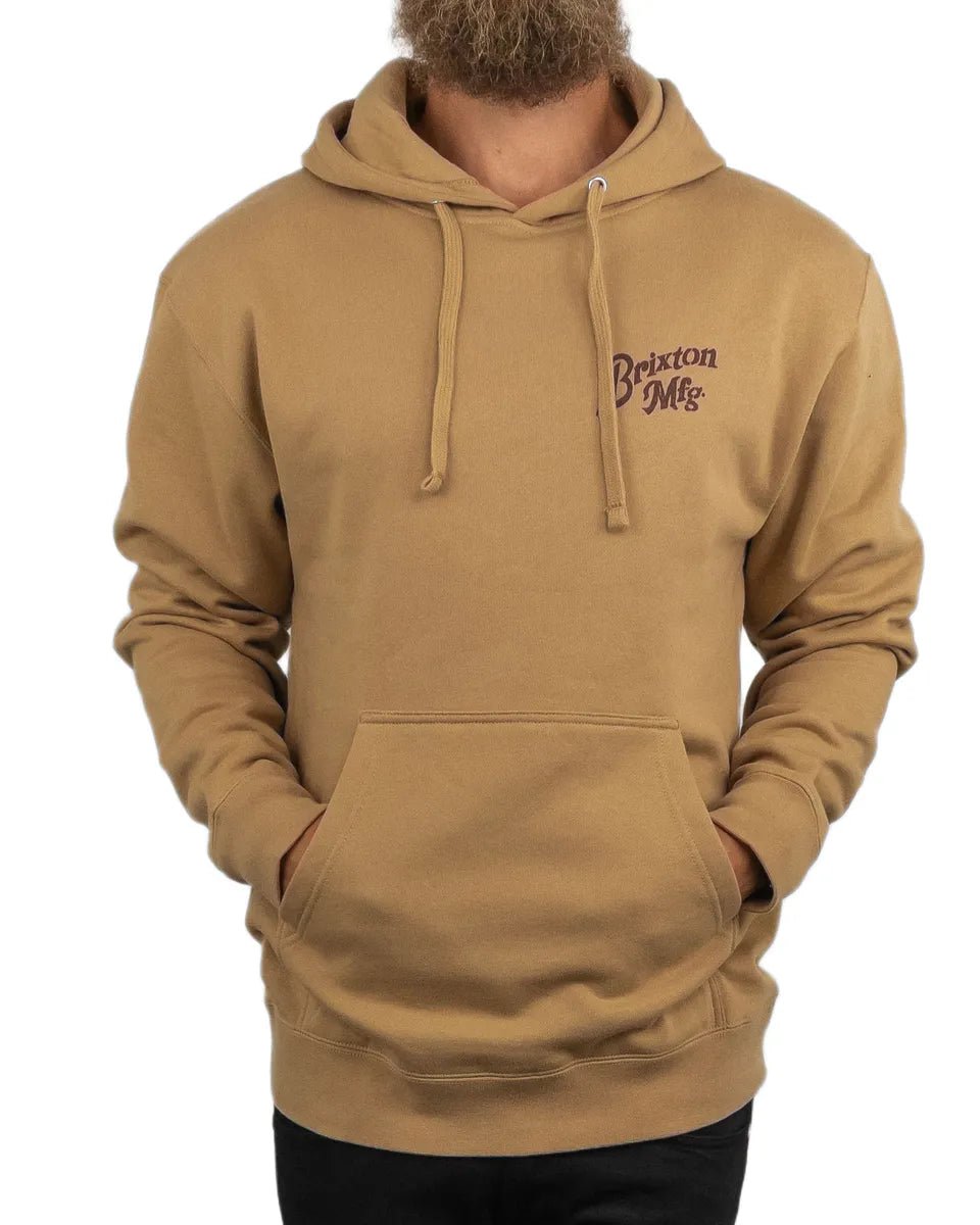 Brixton - Hoodie Orm - Rothwell - Khaki - jhstore.se