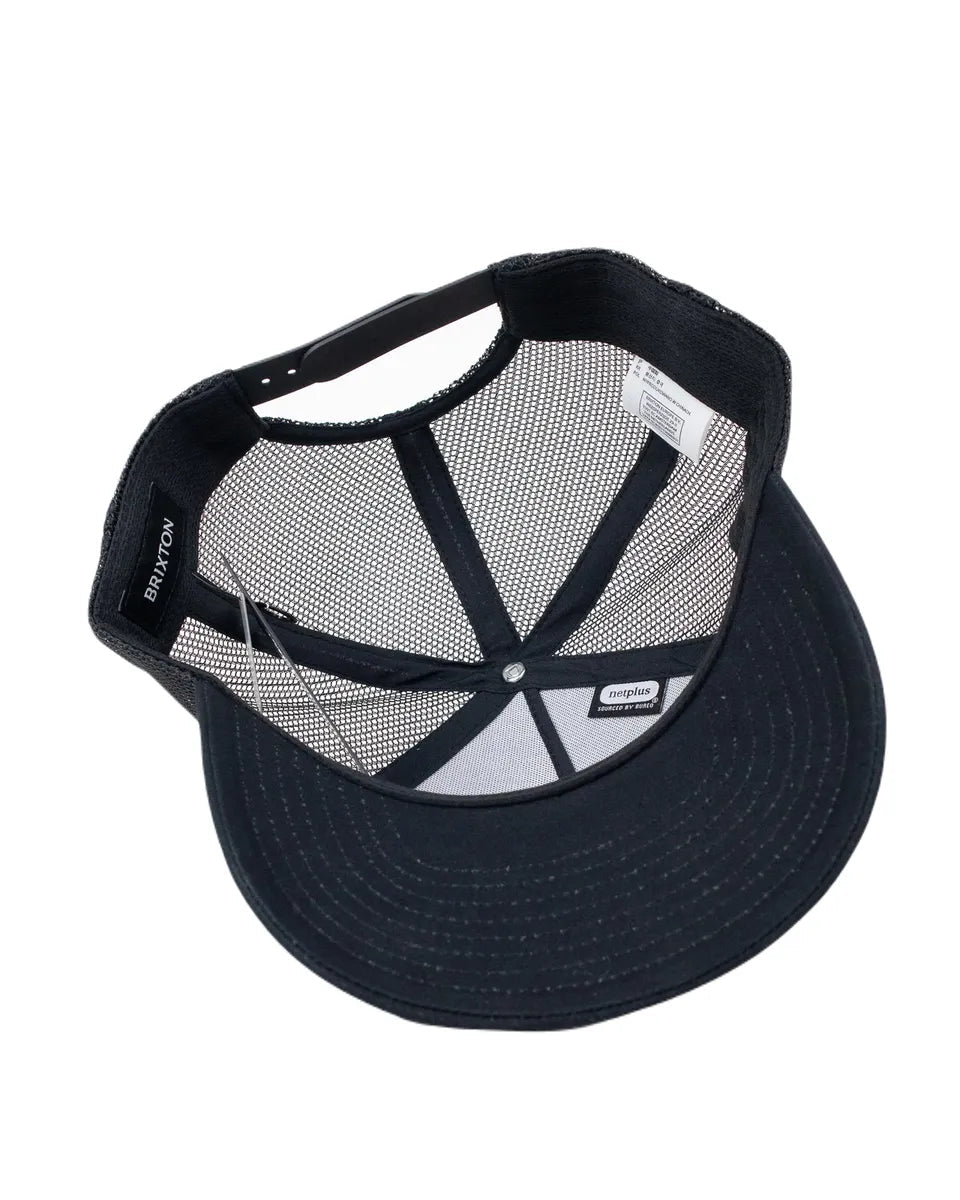 Brixton - Keps - Postal C Netplus - Svart/Gul - jhstore.se