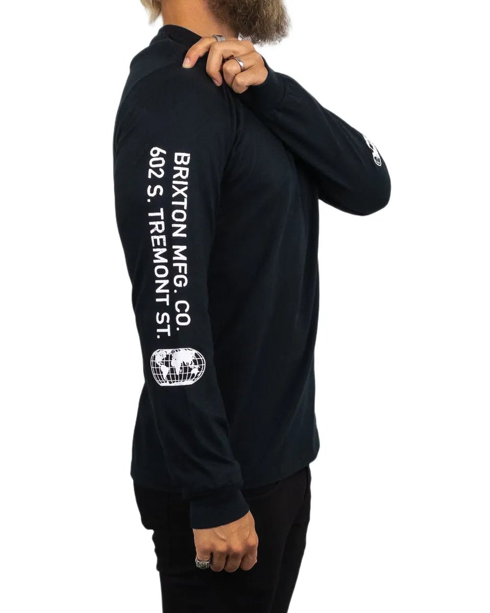 Brixton - Långärmad T-Shirt - Union - Svart - jhstore.se