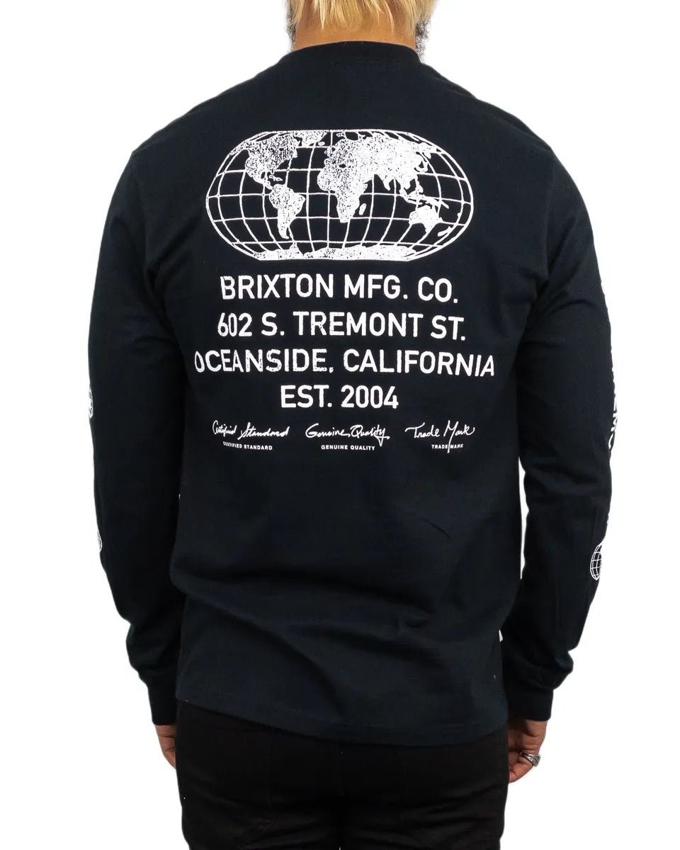 Brixton - Långärmad T-Shirt - Union - Svart - jhstore.se